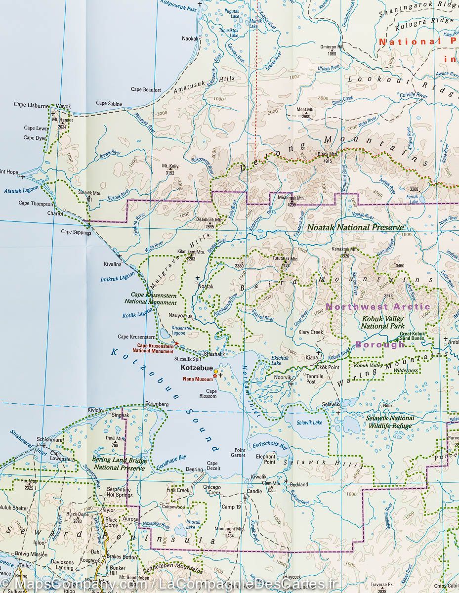 Carte routière USA n° 11 - Alaska | Reise Know How carte routière Reise Know-How