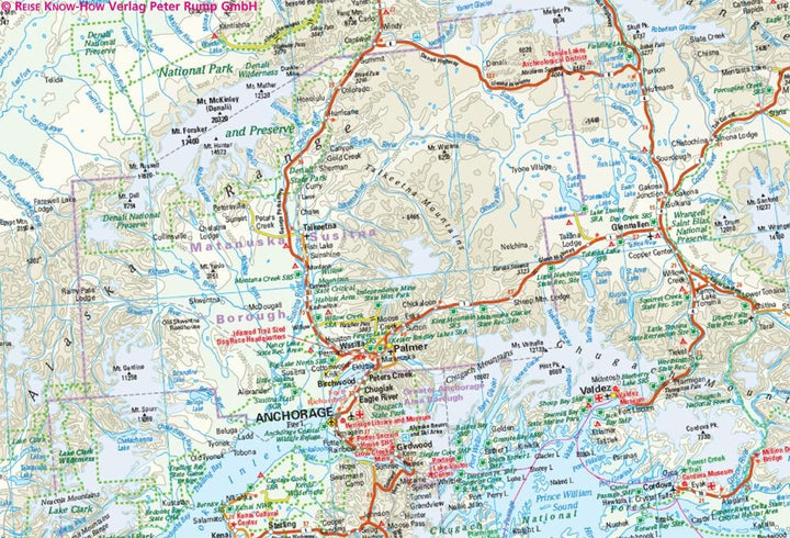 Carte routière USA n° 11 - Alaska | Reise Know How carte pliée Reise Know-How 