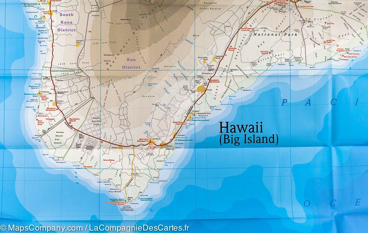 Carte routière USA n° 12 - Hawaii | Reise Know How carte routière Reise Know-How