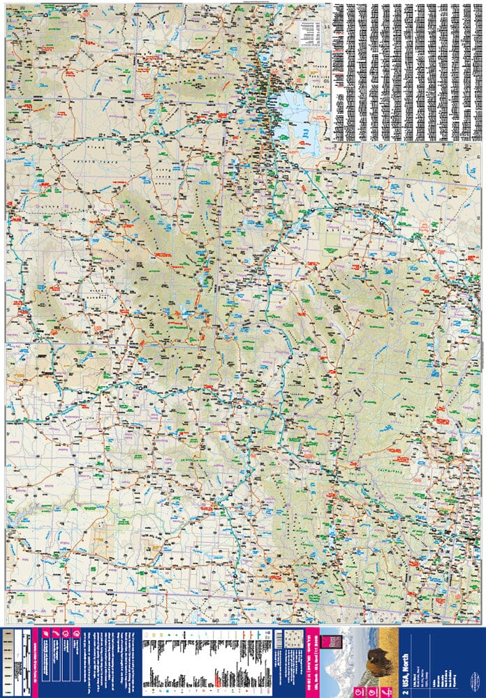 Carte routière USA n° 2 - USA Nord | Reise Know How carte pliée Reise Know-How 