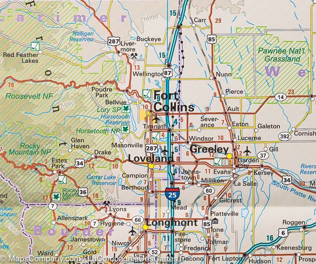 Carte routière USA n° 2 - USA Nord | Reise Know How carte routière Reise Know-How