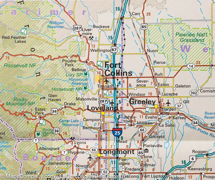 Carte routière USA n° 2 - USA Nord | Reise Know How carte pliée Reise Know-How 