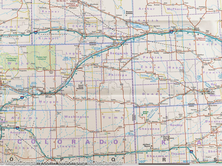Carte routière USA n° 2 - USA Nord | Reise Know How carte pliée Reise Know-How 
