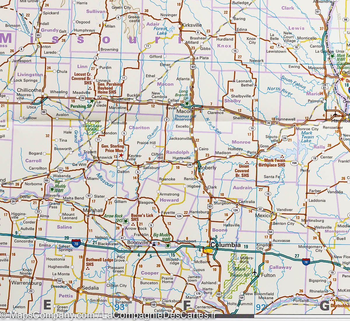 Carte routière USA n° 3 - Midwest | Reise Know How carte routière Reise Know-How