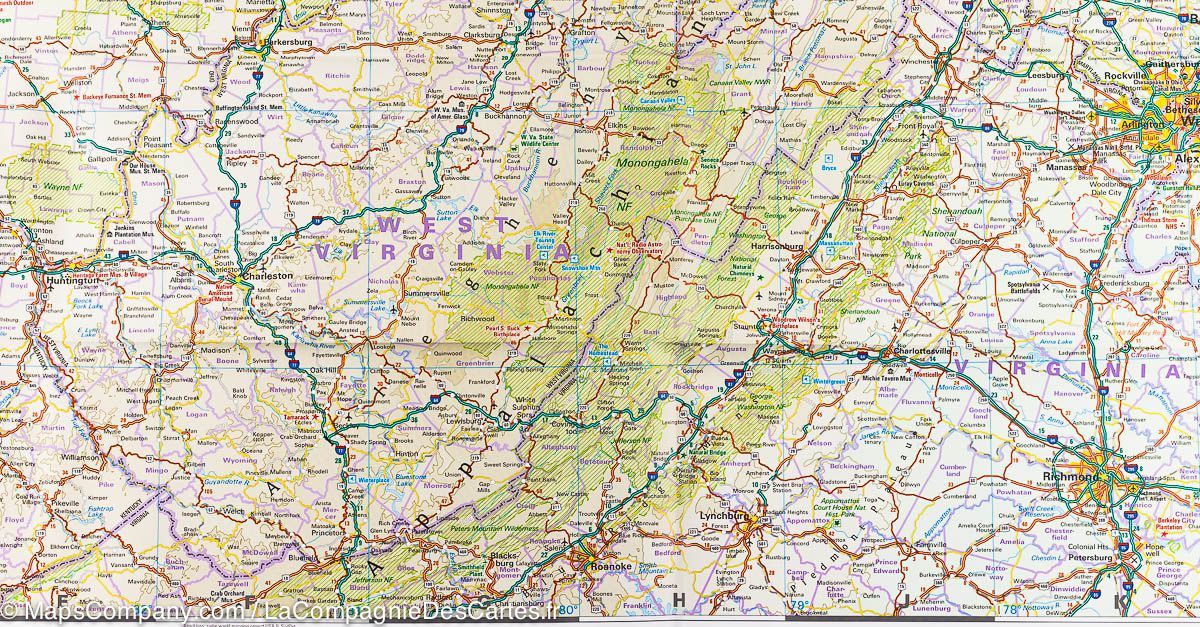 Carte routière USA n° 4 - USA Nord-est | Reise Know How carte routière Reise Know-How