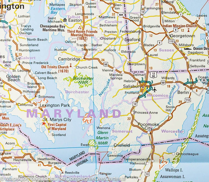 Carte routière USA n° 4 - USA Nord-est | Reise Know How carte pliée Reise Know-How 