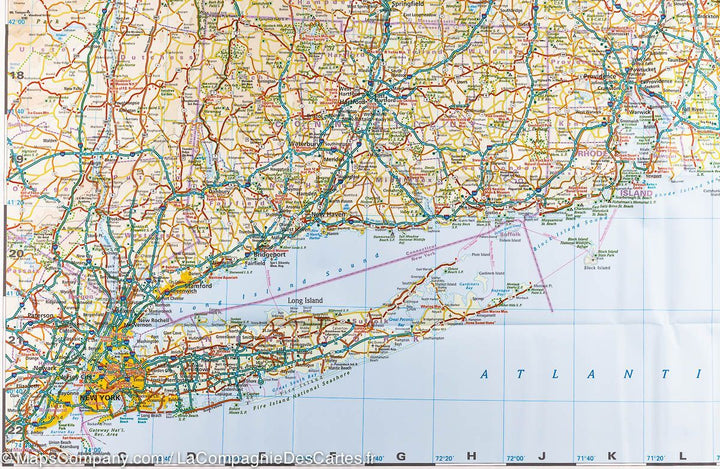 Carte routière USA n° 5 - Nouvelle Angleterre | Reise Know How carte pliée Reise Know-How 