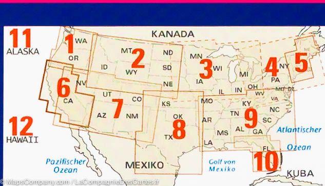 Carte routière USA n° 6 - Californie | Reise Know How carte routière Reise Know-How