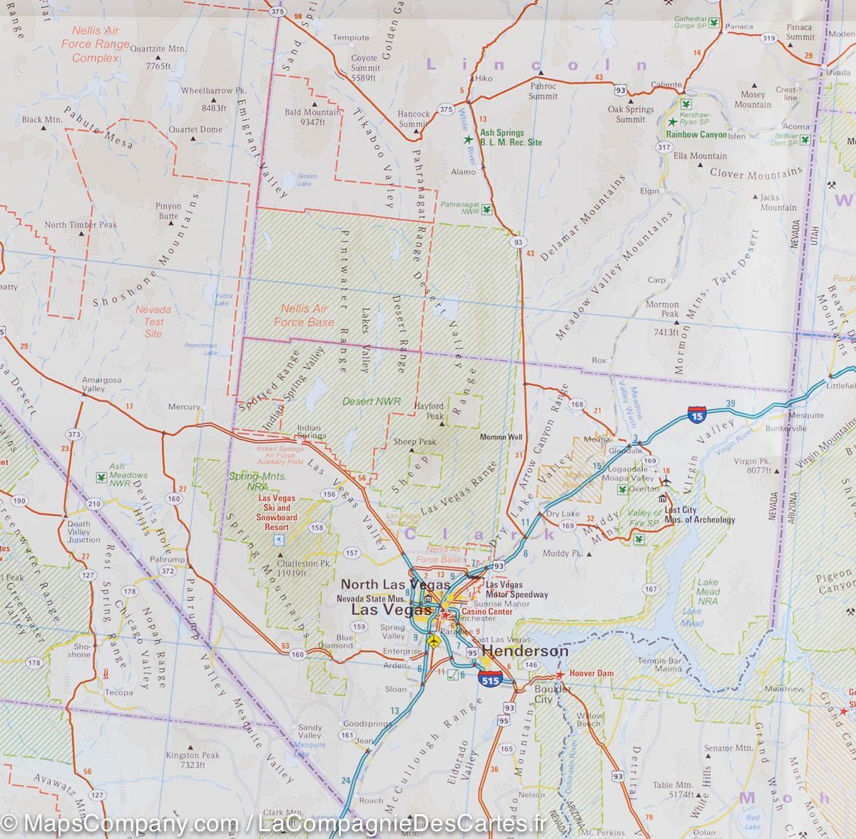 Carte routière USA n° 7 - USA Sud-ouest | Reise Know How carte routière Reise Know-How