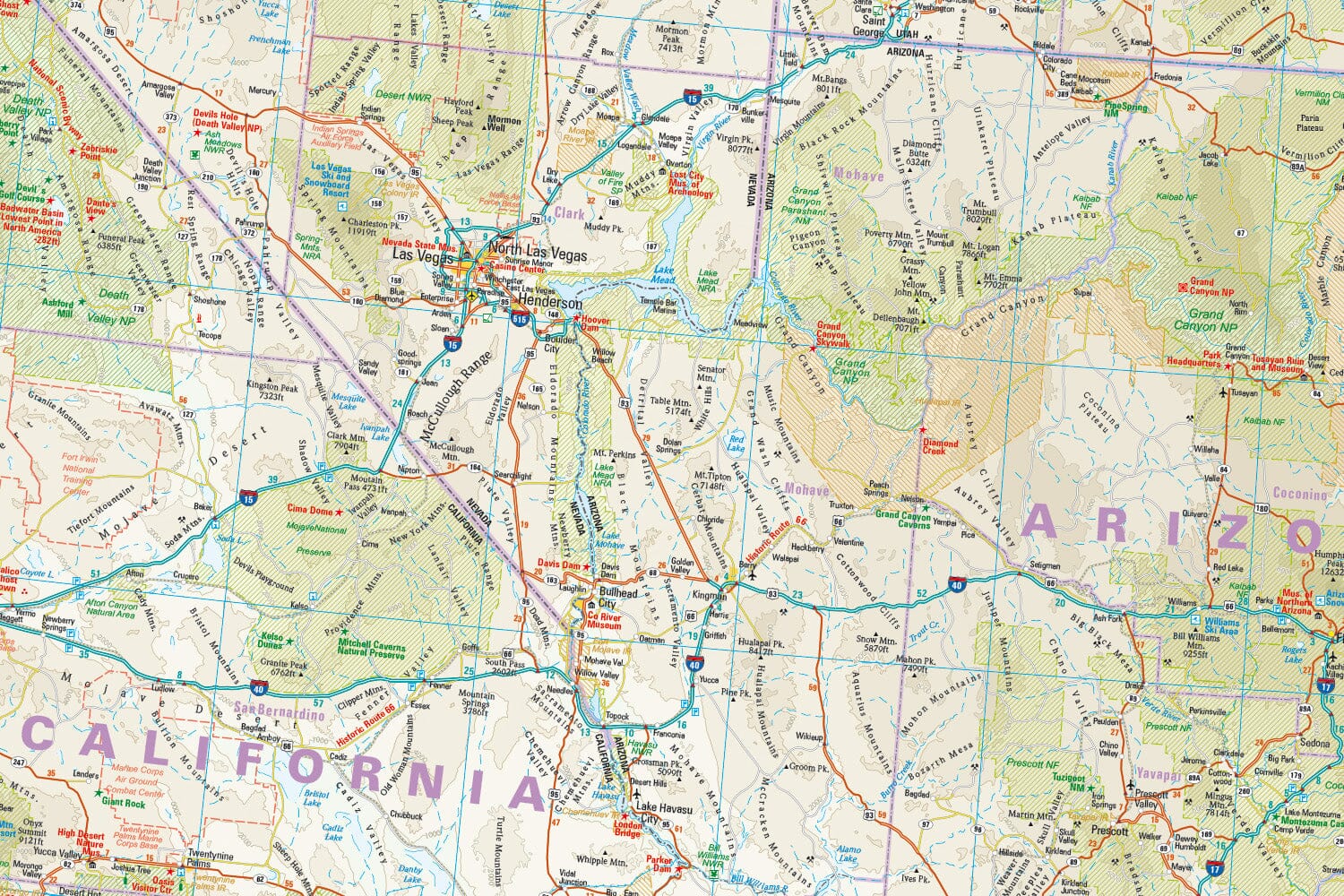 Carte routière USA n° 7 - USA Sud-ouest | Reise Know How carte routière Reise Know-How