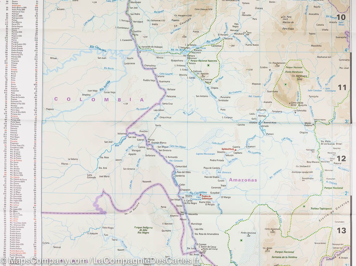 Carte routière - Venezuela | Reise Know How carte routière Reise Know-How