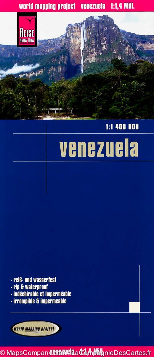 Carte routière - Venezuela | Reise Know How carte pliée Reise Know-How 