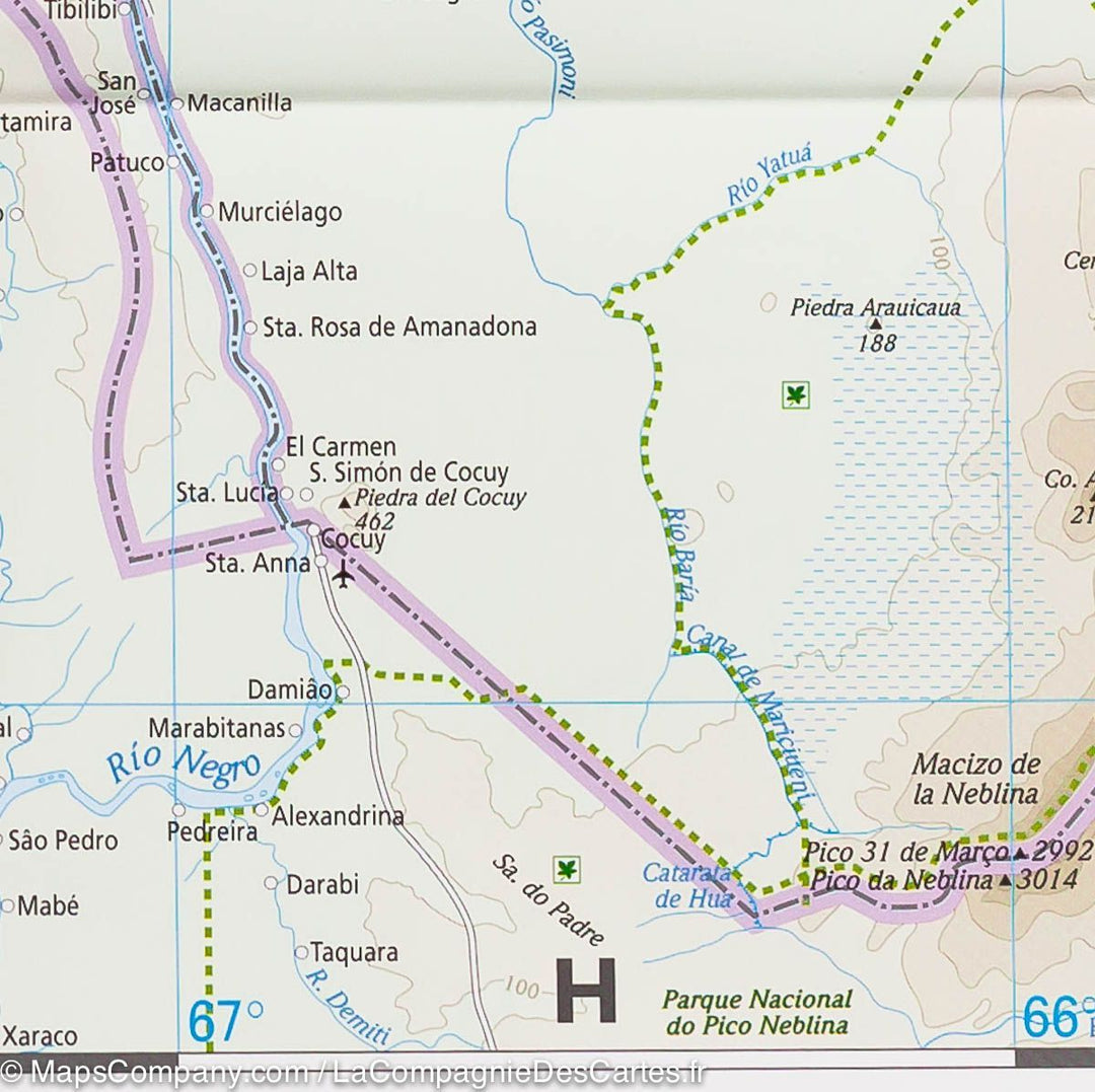Carte routière - Venezuela | Reise Know How carte pliée Reise Know-How 