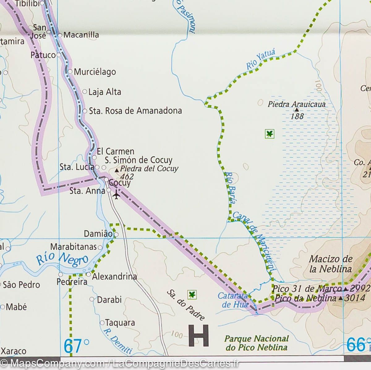 Carte routière - Venezuela | Reise Know How carte routière Reise Know-How