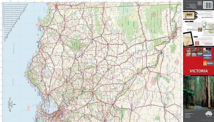 Carte routière - Victoria (Australie) | Hema Maps - Handy map carte pliée Hema Maps 