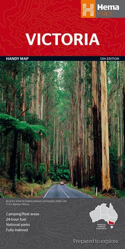 Carte routière - Victoria (Australie) | Hema Maps - Handy map carte routière Hema Maps Default Title