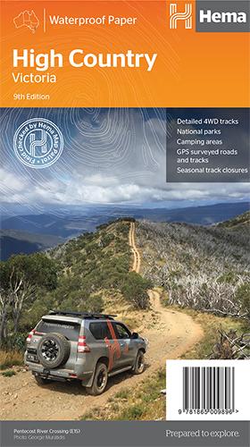 Carte routière - Victoria, High Country (Australie) | Hema Maps carte pliée Hema Maps 