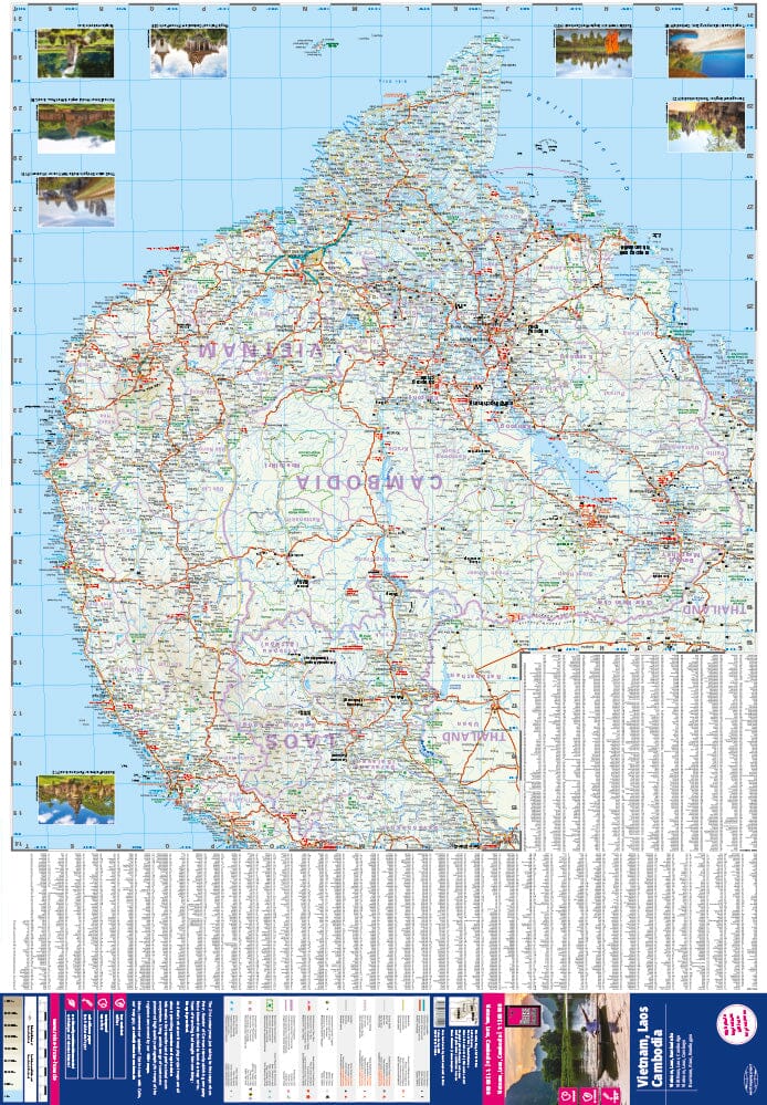 Carte routière - Vietnam, Laos, Cambodge | Reise Know How carte pliée Reise Know-How 