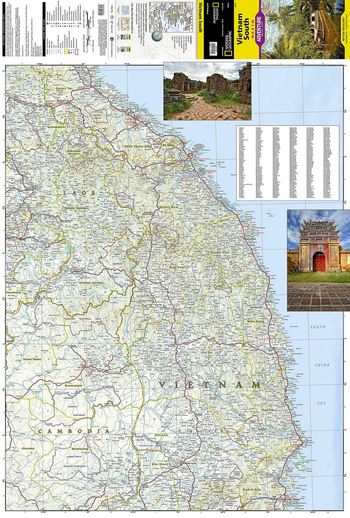 Carte routière - Vietnam Sud | National Geographic carte pliée National Geographic 