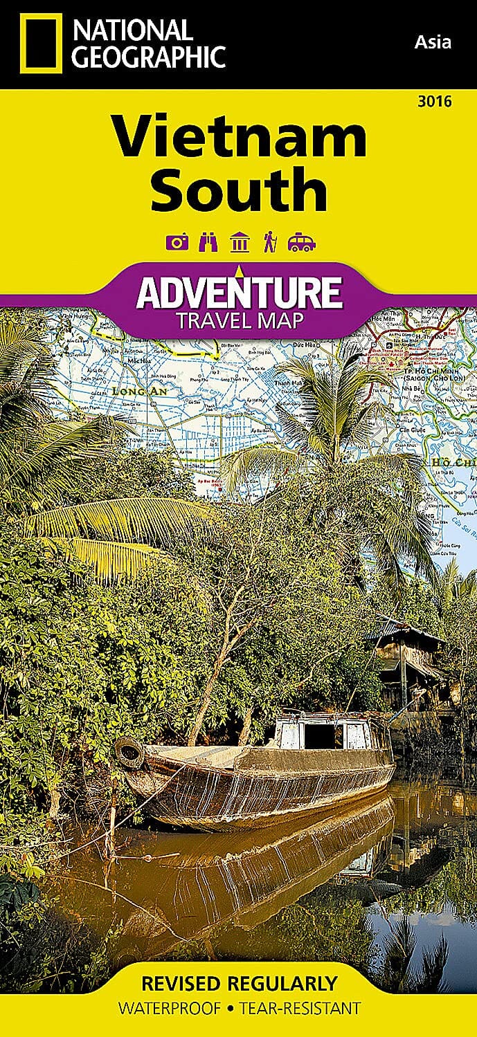 Carte routière - Vietnam Sud | National Geographic carte routière National Geographic