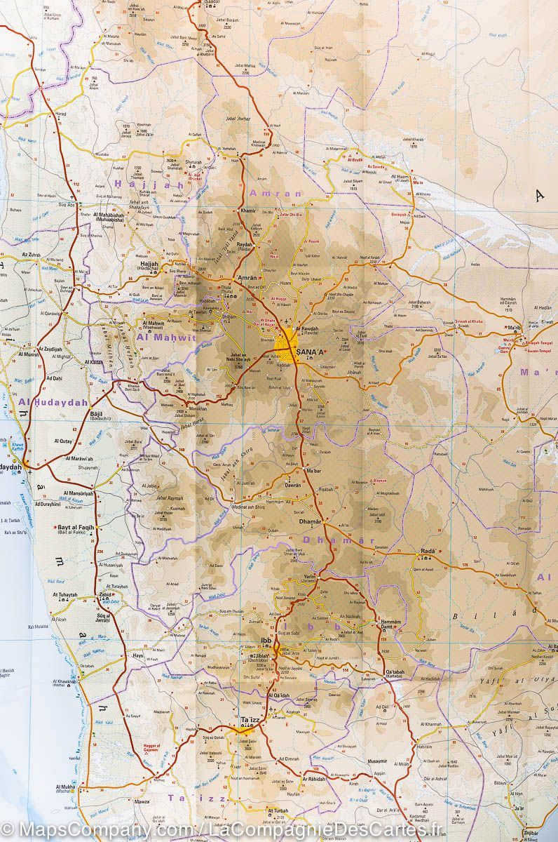 Carte routière - Yémen | Reise Know How carte routière Reise Know-How