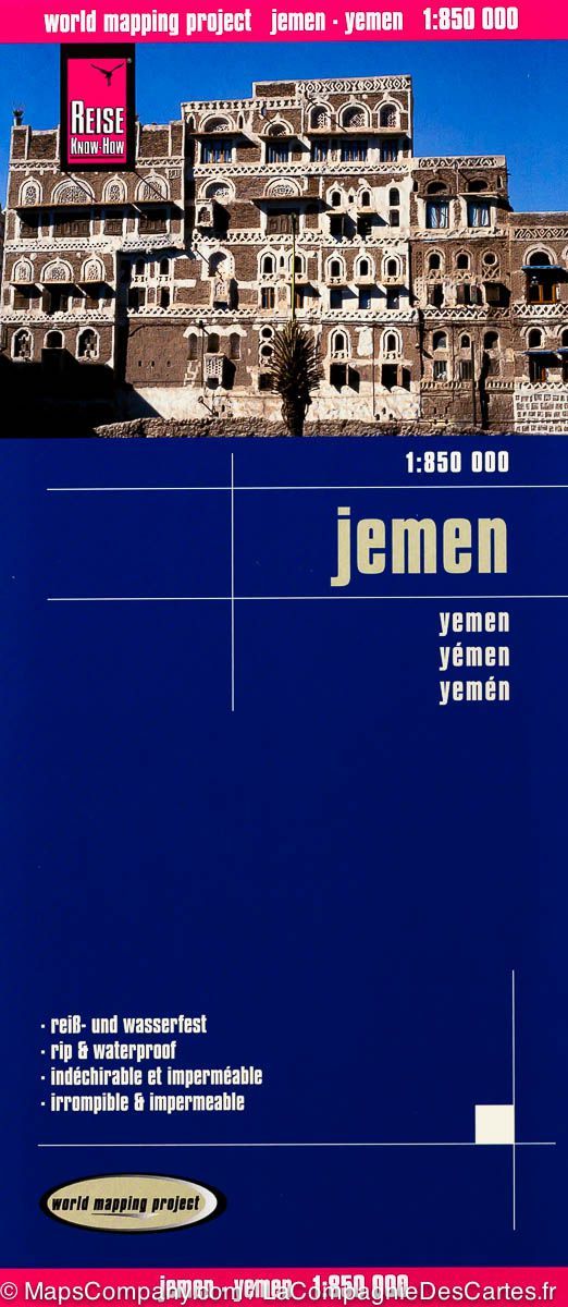 Carte routière - Yémen | Reise Know How carte routière Reise Know-How