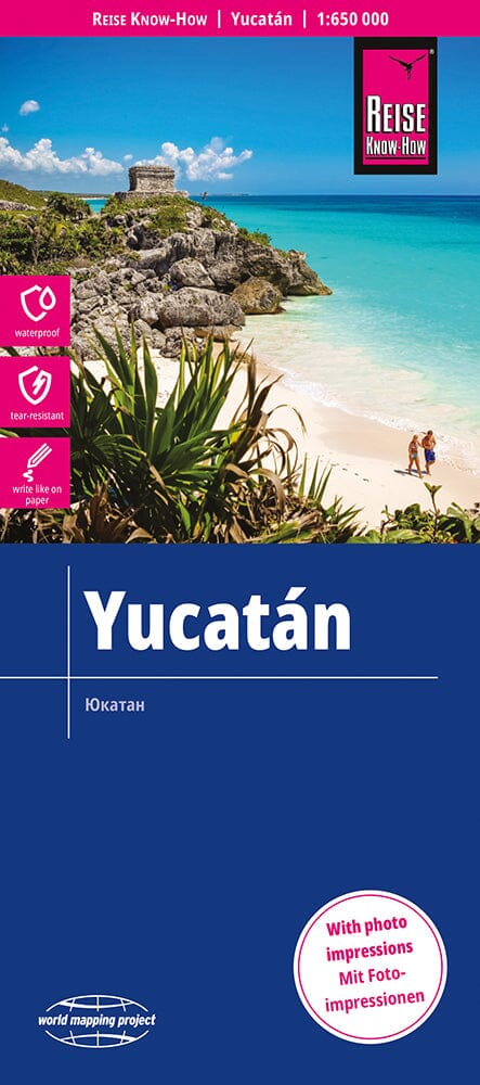 Carte routière - Yucatan | Reise Know How carte pliée Reise Know-How 