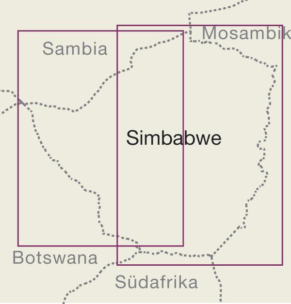 Carte routière - Zimbabwe | Reise Know How carte pliée Reise Know-How 