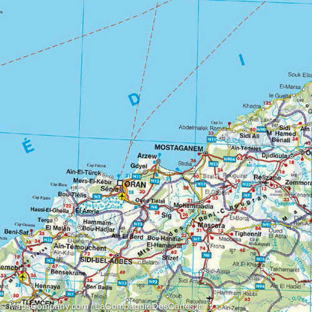 Carte spéciale - Croisières en Méditerranée | Freytag & Berndt carte pliée Freytag & Berndt 
