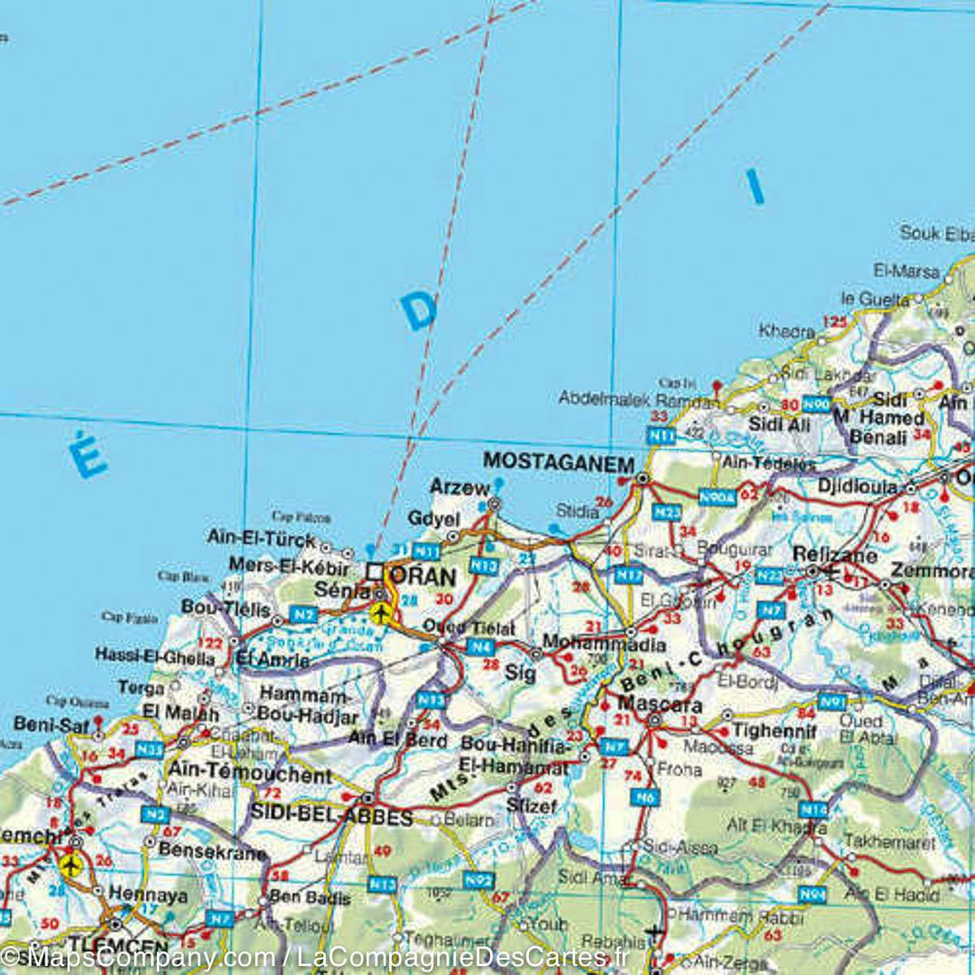 Carte spéciale - Croisières en Méditerranée | Freytag & Berndt carte pliée Freytag & Berndt 