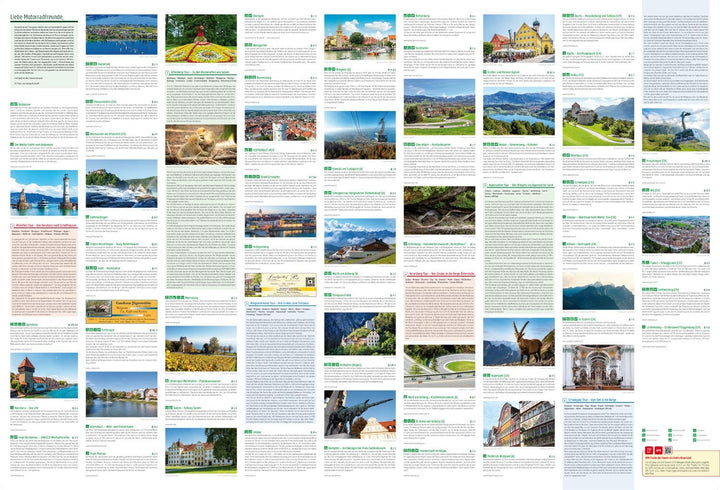 Carte spéciale moto - Lac de Constance, Allgäu, Suisse Est, Vorarlberg | Freytag & Berndt carte pliée Freytag & Berndt 