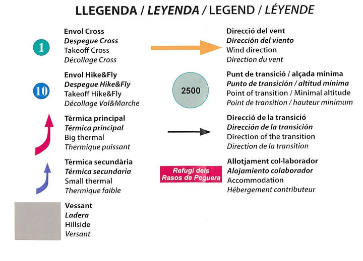 Carte spéciale parapente - Berguedà (Catalogne) | Alpina carte pliée Editorial Alpina 