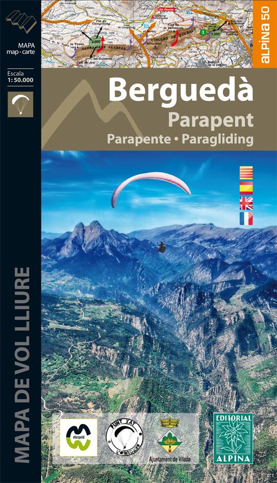 Carte spéciale parapente - Berguedà (Catalogne) | Alpina carte pliée Editorial Alpina 