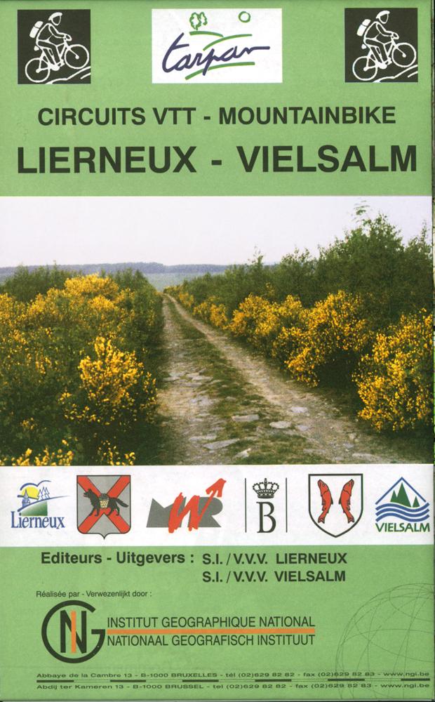 Carte spéciale VTT - Lierneux, Vielsalm (Belgique) | NGI carte cycliste IGN Belgique Default Title