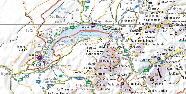 Carte - Station de ski des Alpes | 2the Alps carte pliée 2the Alps 