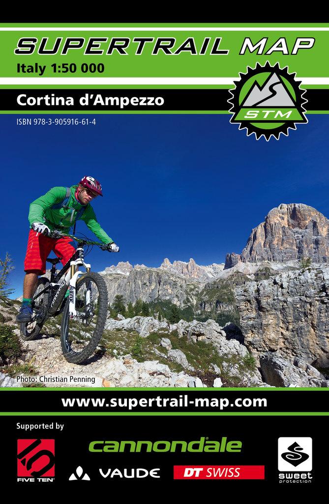 Carte Supertrail - Cortina d’Ampezzo | Supertrail Map carte de randonnée Supertrail Map