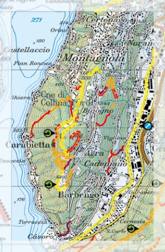 Carte Supertrail - Mendrisio | Supertrail Map carte pliée Supertrail Map 
