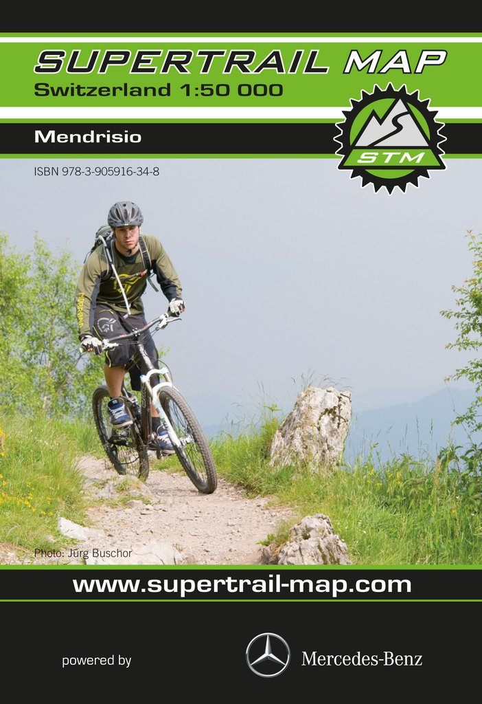 Carte Supertrail - Mendrisio | Supertrail Map carte pliée Supertrail Map 