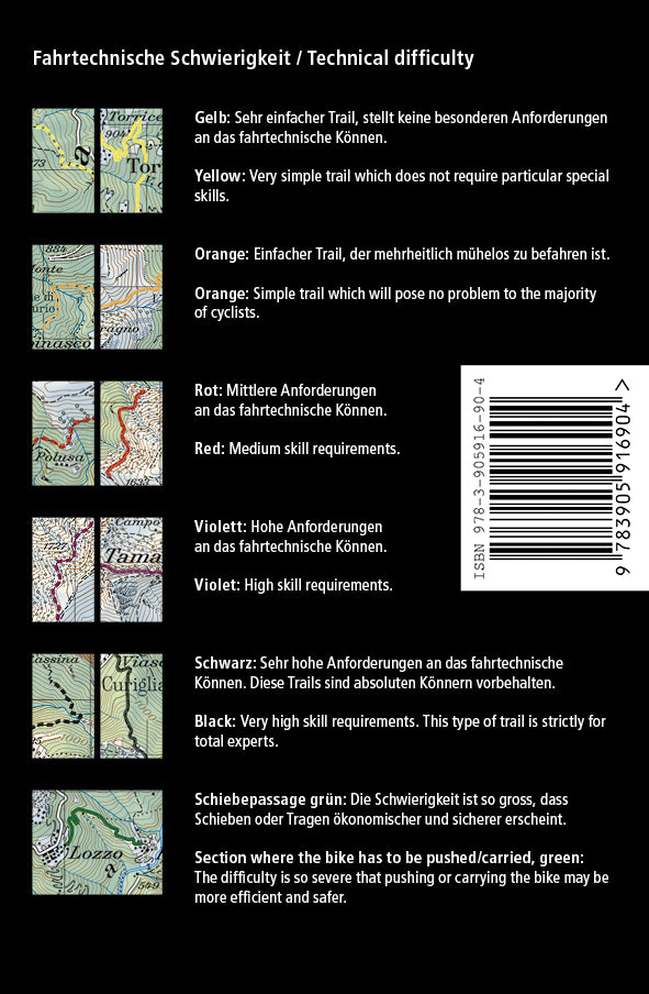 Carte Supertrail - Surselva, St. Gotthard | Supertrail Map carte de randonnée Supertrail Map Default Title