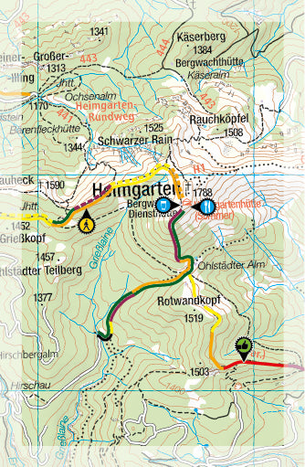 Carte Supertrail - Walchensee, Isartal | Supertrail Map carte de randonnée Supertrail Map Default Title