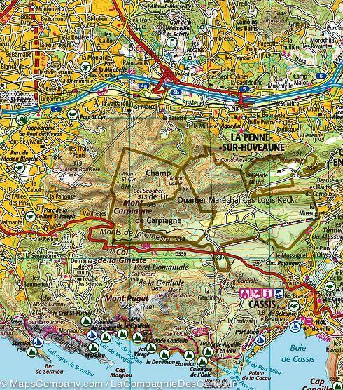 Carte TOP 100 n° 116 - Laval, Fougères & PNR Normandie Maine | IGN carte pliée IGN 