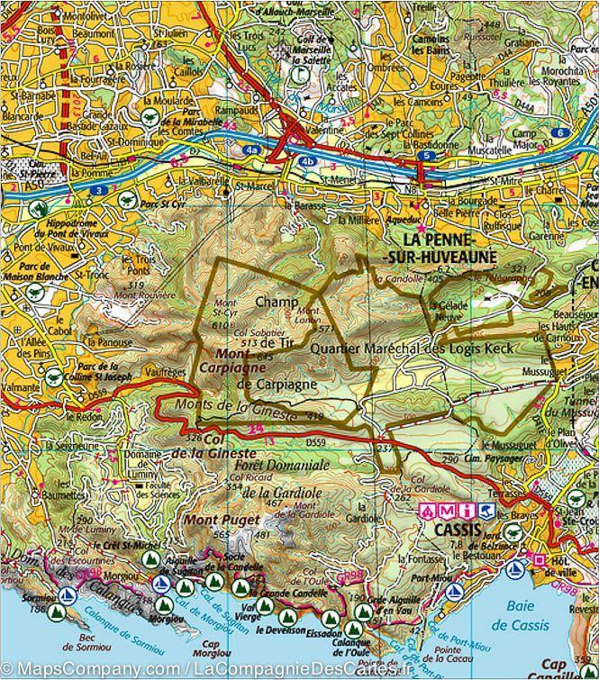 Carte TOP 100 n° 119 - Paris, Sens & PNR du Gâtinais | IGN carte cycliste IGN