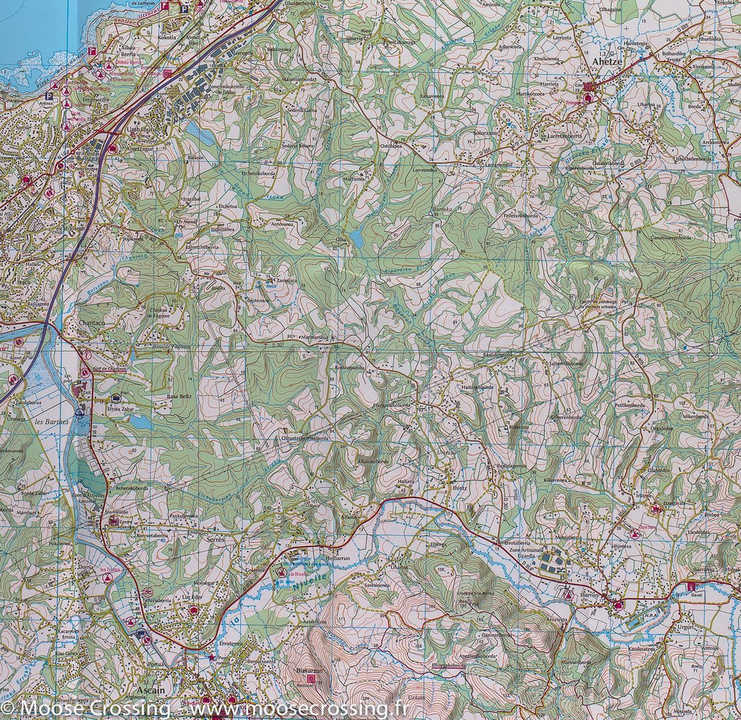 Carte IGN TOP 25 n° 1245 OT - Hendaye & St Jean de Luz - La Compagnie des Cartes