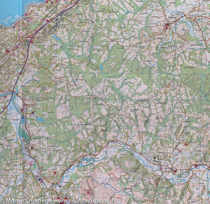 Carte IGN TOP 25 n° 1245 OT - Hendaye & St Jean de Luz - La Compagnie des Cartes