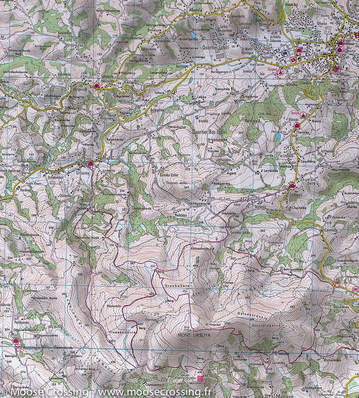 Carte IGN TOP 25 n° 1345 OT - Cambo-les-bains &amp; Hasparren (Pyrénées) - La Compagnie des Cartes