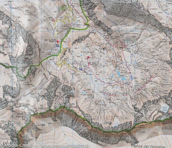 Carte IGN TOP 25 n° 1748 OT - Gavarnie &amp; Luz St Sauveur (Pyrénées) - La Compagnie des Cartes