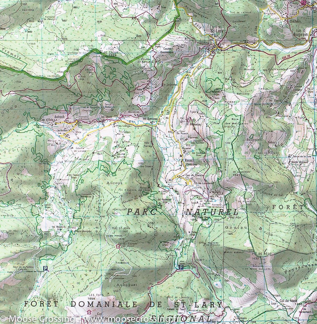 Carte IGN TOP 25 n° 1947OT - Aspet & Pic de Maubermé (Pyrénées) - La Compagnie des Cartes