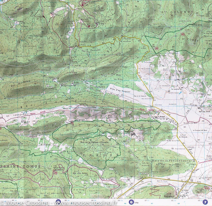 Carte IGN TOP 25 n° 2247 OT - Lavelanet, Montségur & lac de Montbel (Pyrénées) - La Compagnie des Cartes