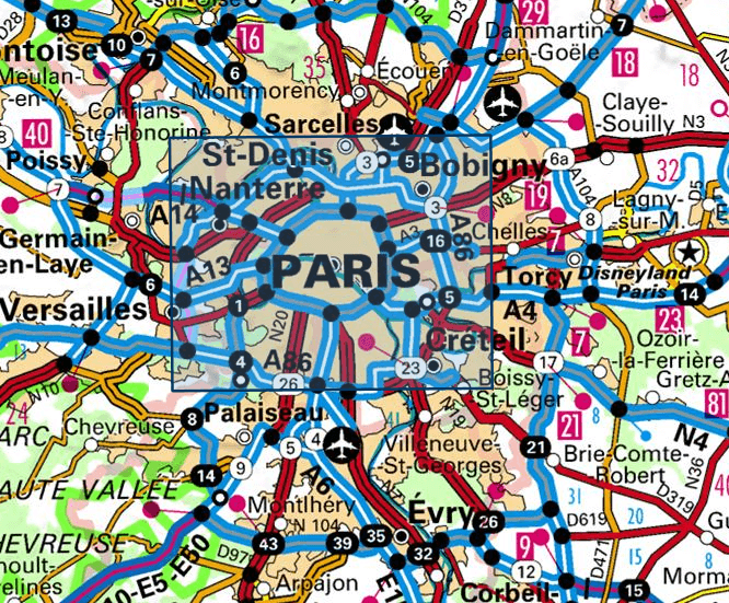Carte TOP 25 n° 2314 OT - Paris, Forêts de Meudon et Fausses Reposes | IGN carte de randonnée IGN