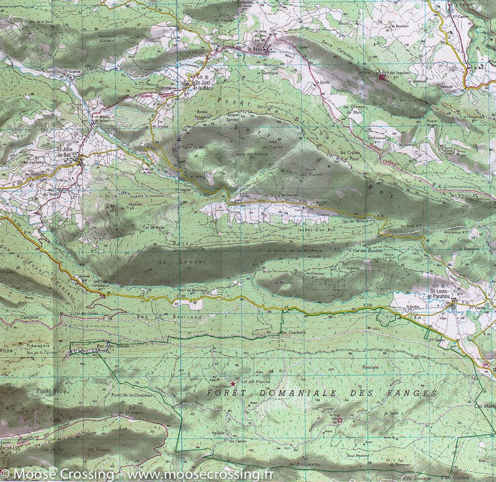 Carte IGN TOP 25 n° 2347 OT - Quillan & Alet-les-bains (Pyrénées) - La Compagnie des Cartes